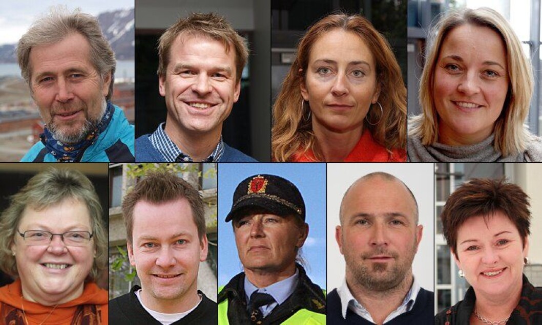 Arne Johannessen, Sigve Bolstad, Kristin Aga, Unn Alma Skatvold, Reidum Martinsen, Per Øyvind Skogmo, Ann-Rita Huse-Saastad, Kjetil Rekdal og Gry Mossikhuset. Arne Johannessen, Sigve Bolstad, Kristin Aga, Unn Alma Skatvold, Reidum Martinsen, Per Øyvind Skogmo, Ann-Rita Huse-Saastad, Kjetil Rekdal og Gry Mossikhuset.