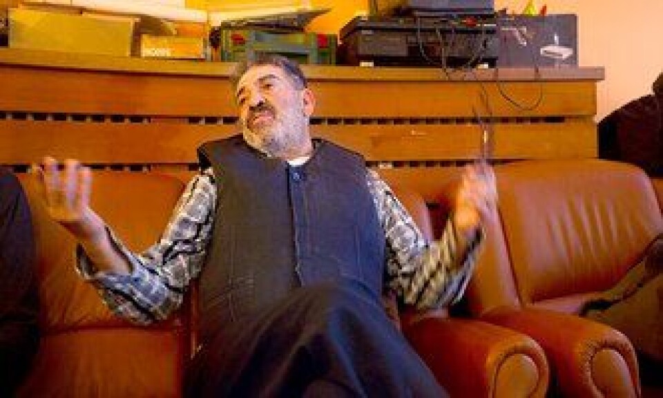 Fredsdommer Hassan Allouche i Berlin.