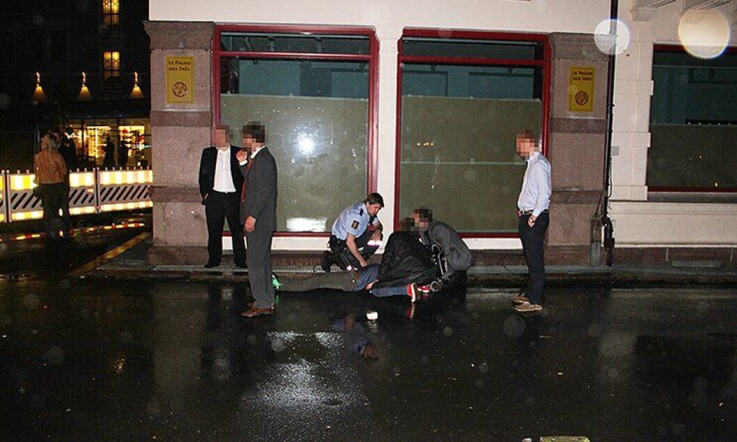 Politispaneren ble brutal overfalt i mai 2012. Politispaneren ble brutal overfalt i mai 2012.