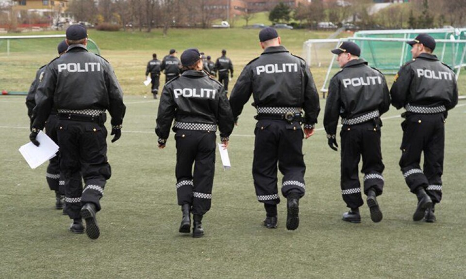 Politistudenter ved Politihøgskolen i Oslo. Politistudenter ved Politihøgskolen i Oslo.