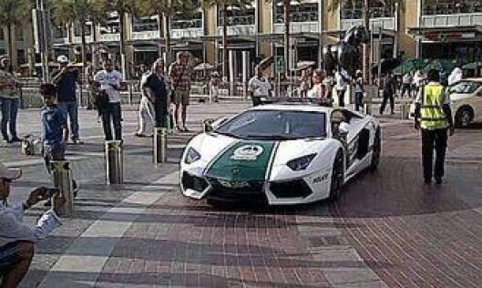 Dubai-politiets Lamborghini Aventador. Dubai-politiets Lamborghini Aventador.