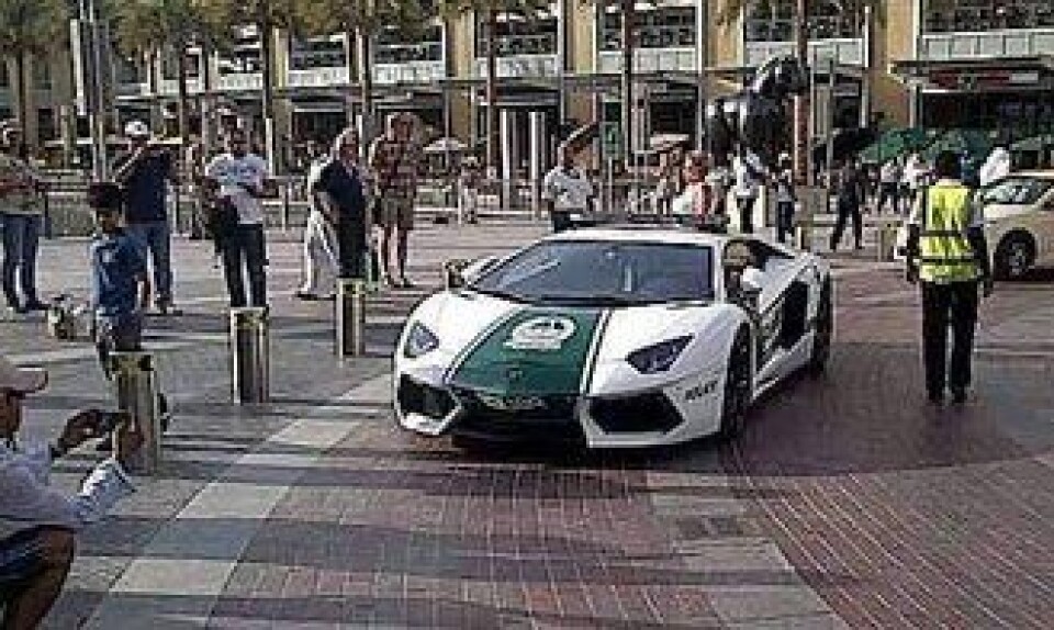 Dubai-politiets Lamborghini Aventador.