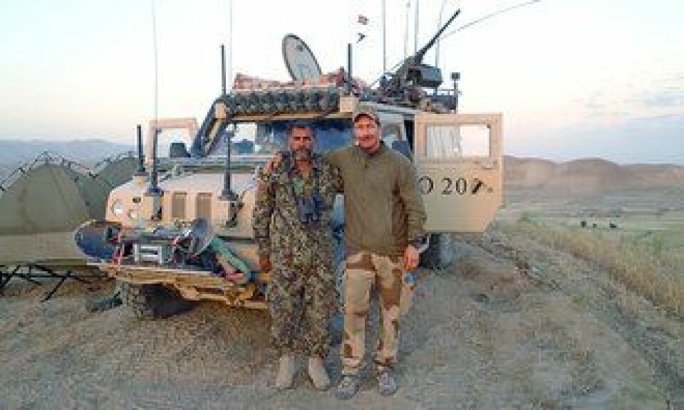 Politibetjent Joakim Kværner mentorerte afghanske militærstyrker da han jobbet for Forsvaret.