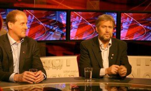 Arne Johannessen på Tabloid på TV2, i 2009. Arne Johannessen på Tabloid på TV2, i 2009.