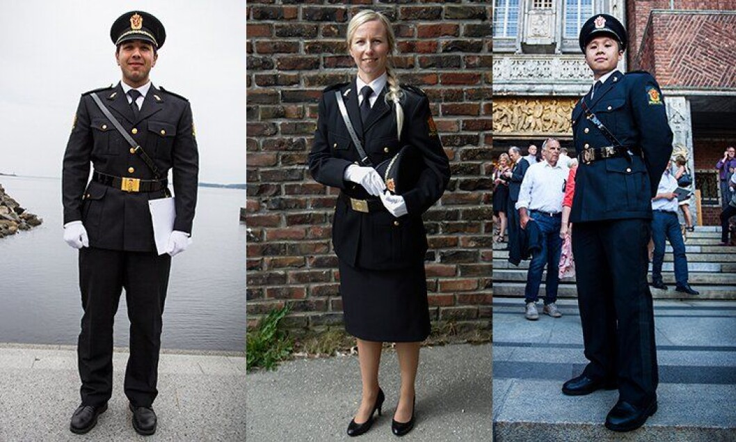 Politistudentene Zacharia Ajjaji, Turid-Eline Kviseth og Khoa Lu gikk ut av Politihøgskolen våren 2013. Politistudentene Zacharia Ajjaji, Turid-Eline Kviseth og Khoa Lu gikk ut av Politihøgskolen våren 2013.
