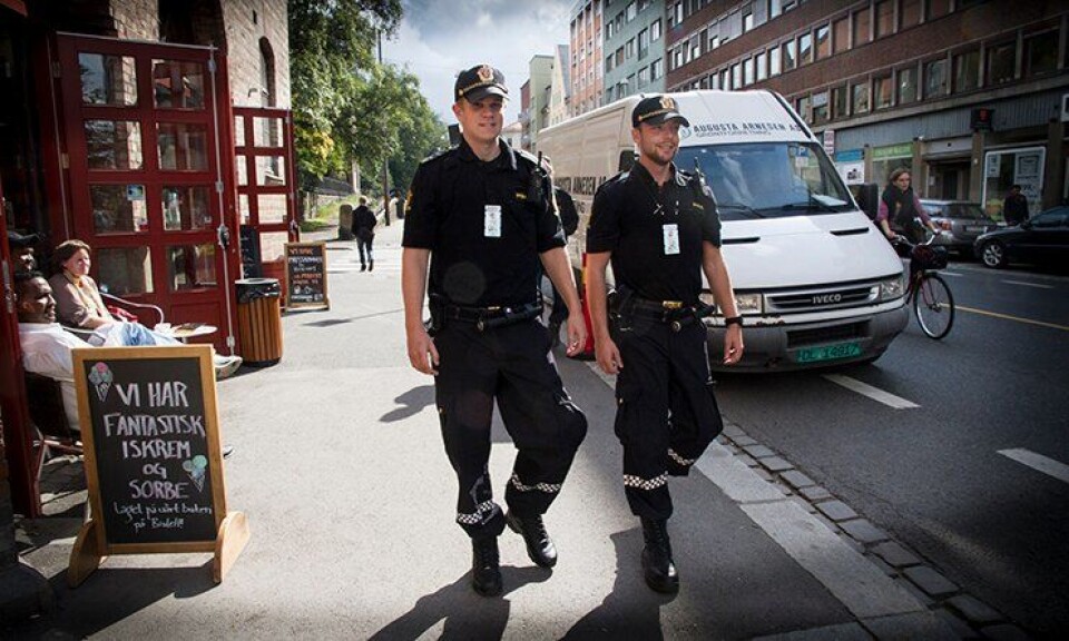LANDETS HØYESTE TILLIT: Ifølge Politiets innbyggerundersøkelse 2017 troner Oslo politidistrikt i toppen når det gjelder å ha størst tillit hos befolkningen.