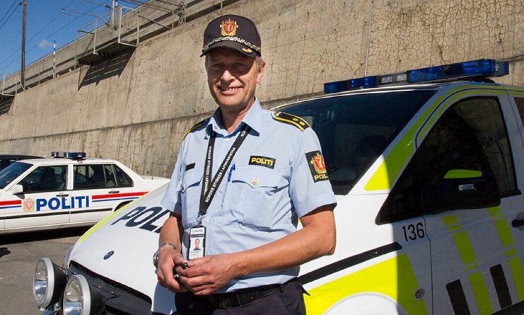 Politioverbetjent Tom Henriksen i Oslo politidistrikt. Politioverbetjent Tom Henriksen i Oslo politidistrikt.
