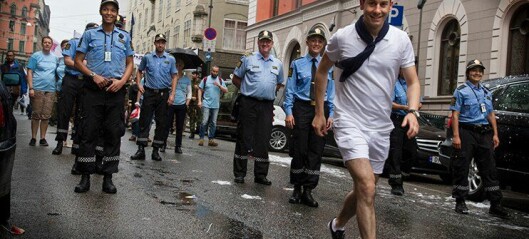 Politiet i homoparaden 2013
