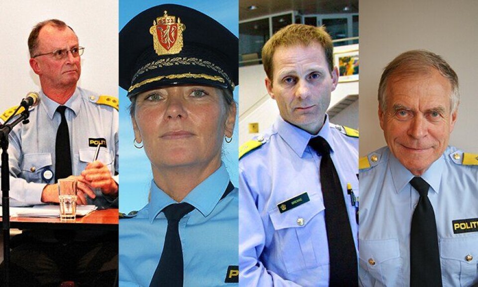Politimestrene Arnstein Nilssen, Beate Gangås, Johan Brekke og Trond Prytz, har alle søkt om å få fortsette i sine nåværende stillinger.