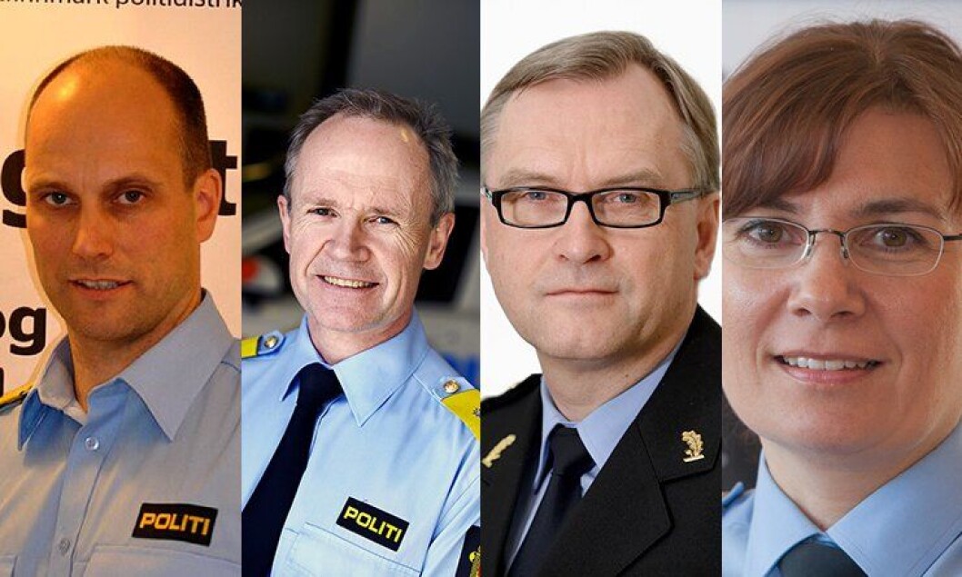 Torbjørn Aas (Vestfinnmark), Arne Jørgen Olafsen (Follo), Hans Sverre Sjøvold (Oslo) og Ellen Katrine Hætta (Østfinnmark). Torbjørn Aas (Vestfinnmark), Arne Jørgen Olafsen (Follo), Hans Sverre Sjøvold (Oslo) og Ellen Katrine Hætta (Østfinnmark).