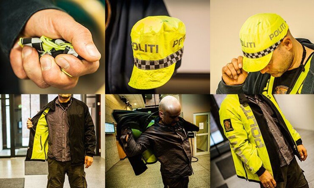 Politiets nye hurtiguniformering. Politiets nye hurtiguniformering.