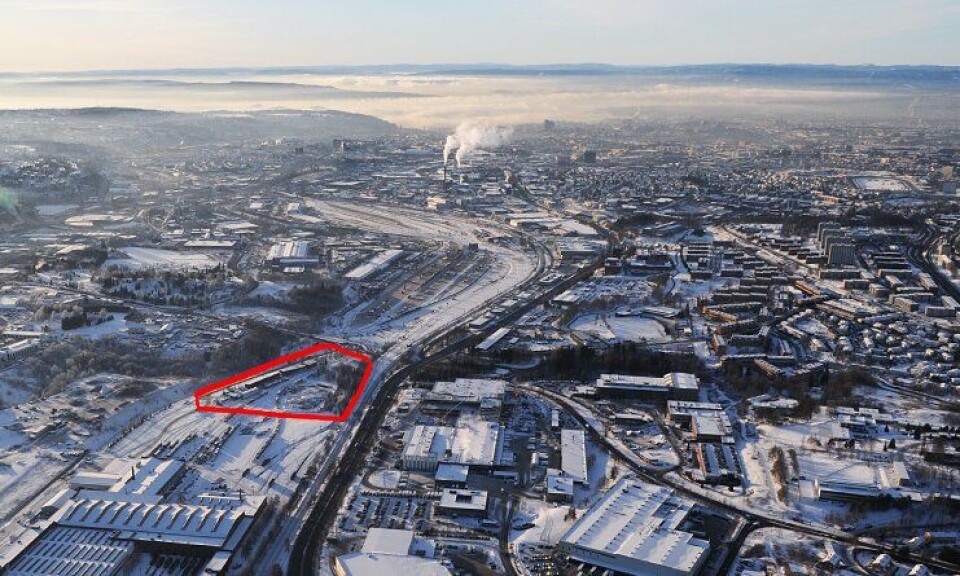 Politiet er klare på at det er denne tomta på Alnabru i Groruddalen som foretrekkes for beredskapssenteret.