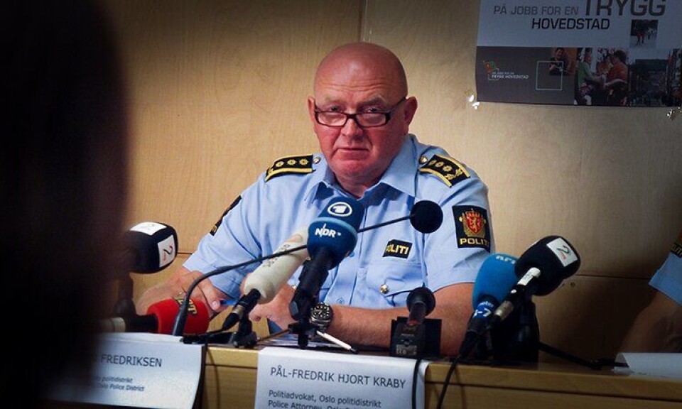 Stabssjef i Oslo politidistrikt, Johan Fredriksen.