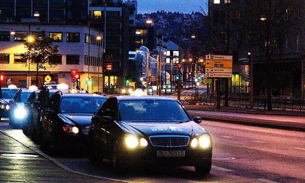 På Nordsjælland vil drosjer hjelpe politiet fra veien i tida framover. Illustrasjonsbilde. På Nordsjælland vil drosjer hjelpe politiet fra veien i tida framover. Illustrasjonsbilde.