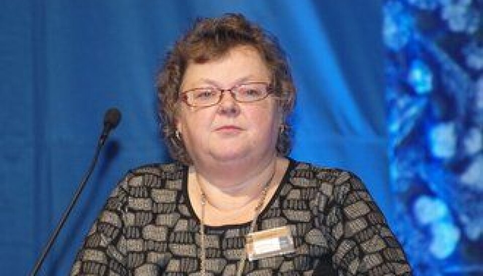 REAGERER: Reidun Martinsen, som er lokallagsleder for PF Innlandet, forteller at ledelsen i et notat har påpekt at de var heldig med at en sivil stilling ble gjort om til en politistilling, i forhold til telling til to per tusen REAGERER: Reidun Martinsen, som er lokallagsleder for PF Innlandet, forteller at ledelsen i et notat har påpekt at de var heldig med at en sivil stilling ble gjort om til en politistilling, i forhold til telling til to per tusen