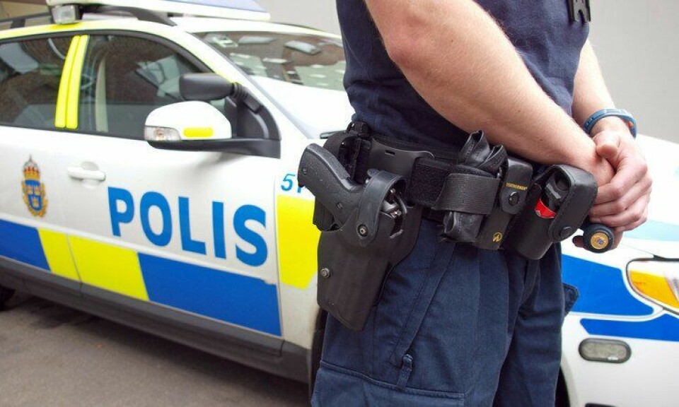 STÅLSATTE SEG: Svensk politi stoppet nazistene i Göteborg.