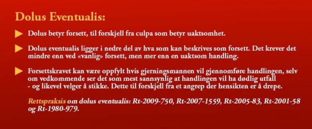 Dolus Eventualis Dolus Eventualis