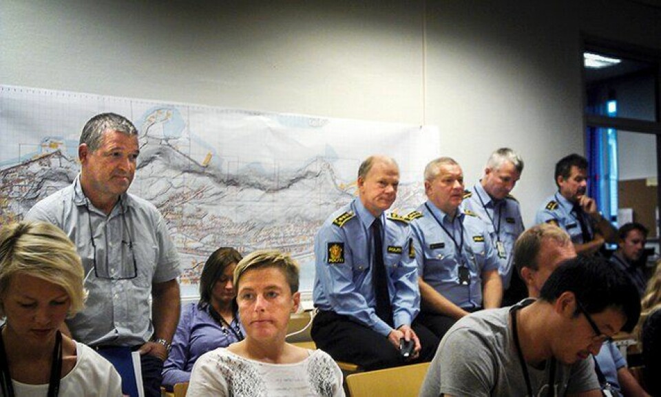Folksomt: På møtene på politihuset i Ålesund var alle velkomne under Aksla-saken, også de som ikke jobbet direkte med sakene. Slik får hele distriktet eierskap til sakene.
