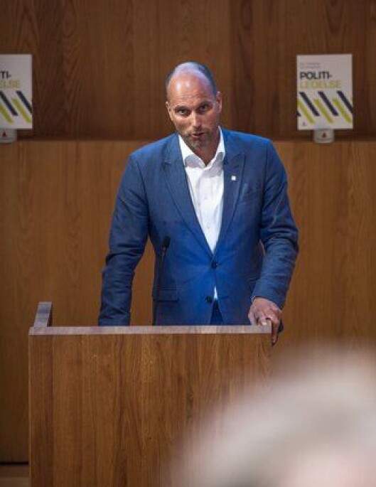 Torbjørn Aas under lanseringen av «Politiledelse». Foto: Ådne Sinnes Torbjørn Aas under lanseringen av «Politiledelse». Foto: Ådne Sinnes