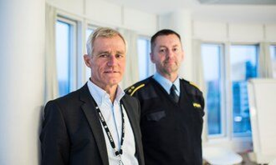Helge Clem, direktør i PFT, og Nils Skulstad i PFTs kjøretøygruppe.