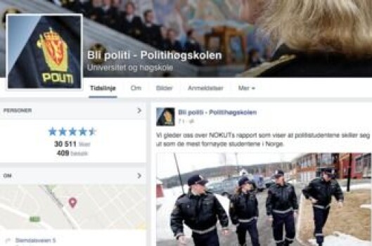 Bli politi – Politihøgskolen er kåret til årets beste Facebook-side Bli politi – Politihøgskolen er kåret til årets beste Facebook-side