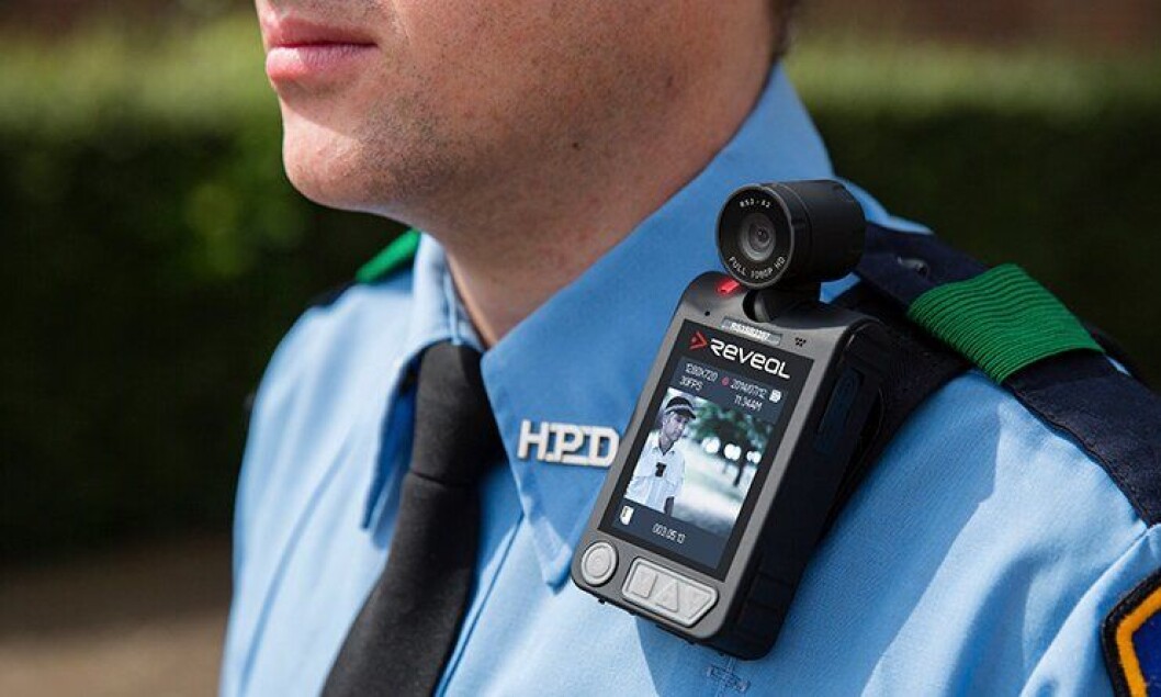 Det er produsenten Reveal som leverer kameraene til politiet i England. Det er produsenten Reveal som leverer kameraene til politiet i England.