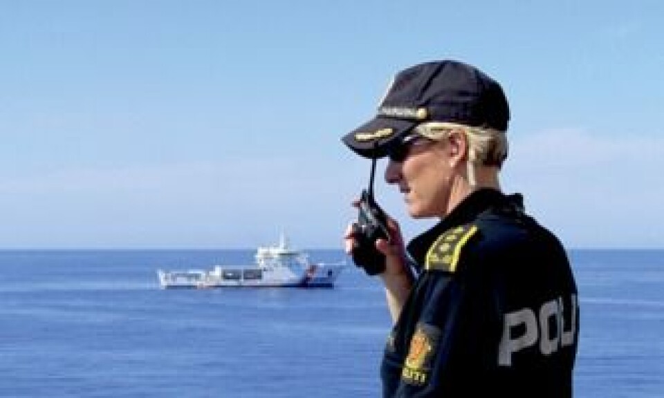 Får oversikt: Politifolkene på Siem Pilot visste oppdraget ville bli tøft, men hadde ingen anelse om dimensjonene av flyknningkrisen i Middelhavet. Her er styrkesjef Lisa Dunham.
