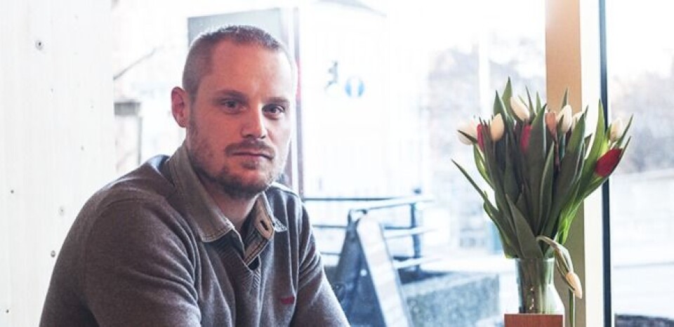 Hjemme igjen: Ole Kristian hjemme på en kafé på Tøyen i Oslo.
