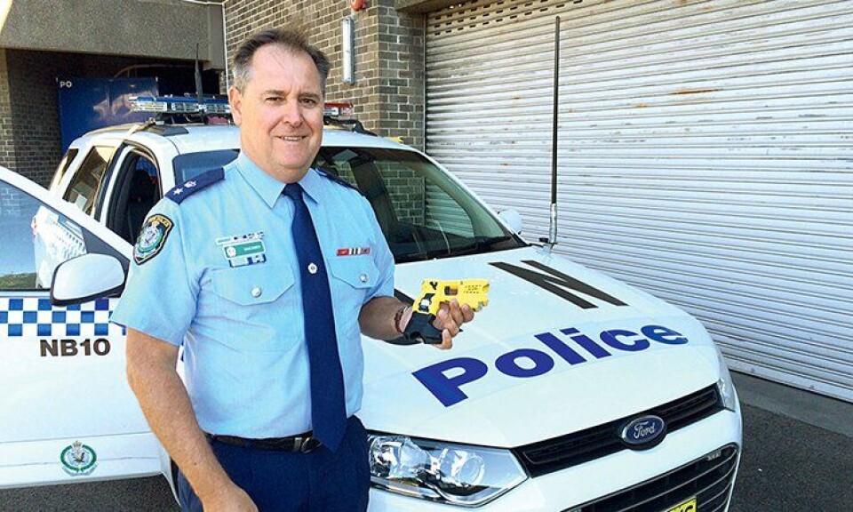 Politiførstebetjent David Darcey i Sydney-politiet.