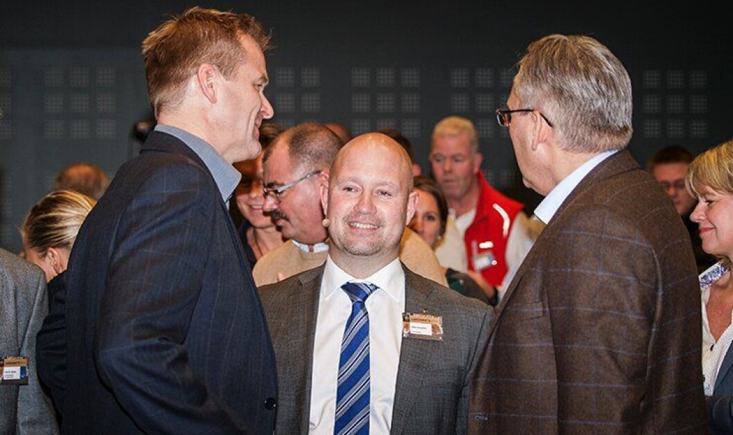 Anders Anundsen har bestemt organisasjonsmodell i de nye politidistriktene, etter at forhandlingene mellom fagforeningene, her ved PF-leder Sigve Bolstad, og Politidirektoratet, her ved Odd Reidar Humlegård, strandet Anders Anundsen har bestemt organisasjonsmodell i de nye politidistriktene, etter at forhandlingene mellom fagforeningene, her ved PF-leder Sigve Bolstad, og Politidirektoratet, her ved Odd Reidar Humlegård, strandet