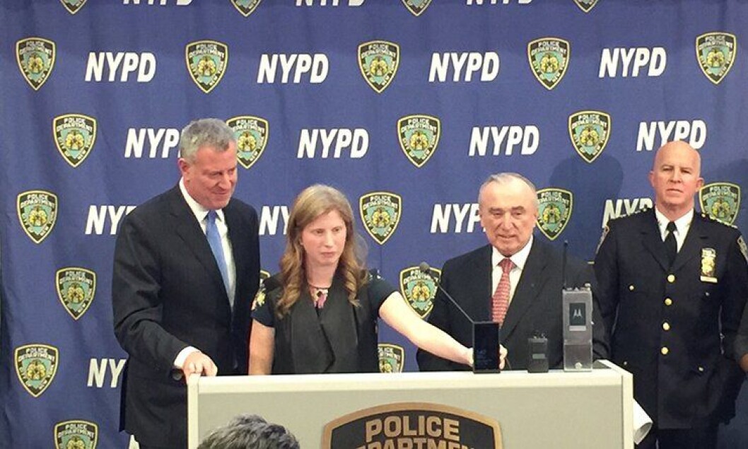 NYPD presenterer Compstat 2.0 på en pressekonferanse i New York tidligere denne uka. NYPD presenterer Compstat 2.0 på en pressekonferanse i New York tidligere denne uka.