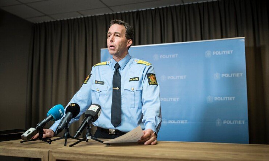 Politimester i Vest politidistrikt, Kaare Songstad. Her fra en tidligere pressekonferanse. Politimester i Vest politidistrikt, Kaare Songstad. Her fra en tidligere pressekonferanse.