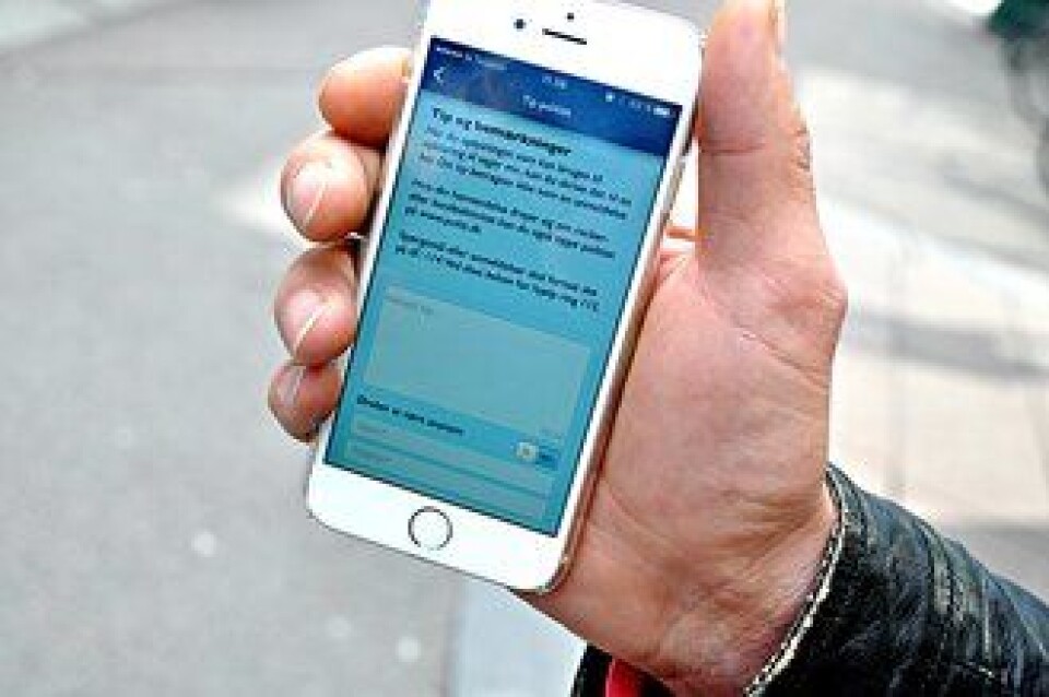 Den danske politiappen ble lansert i 2014 og gir brukerne mulighet til både å tipse politiet, holde seg oppdatert på nyheter, og finne politistasjoner i nærheten.