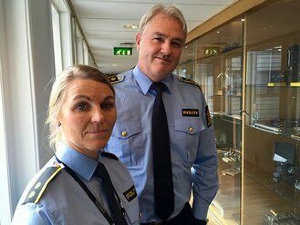 Eivind Borge, leder for taktisk etterforskingsavdeling og Ann Kristin Grosberghaugen, leder av voldtektsseksjonen i Kripos.