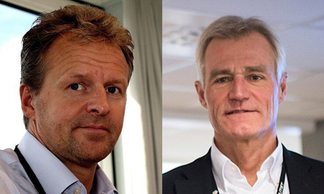Direktør i Politiets IKT-tjenester, Erik Hasle, og PFT-direktør Helge Clem. Direktør i Politiets IKT-tjenester, Erik Hasle, og PFT-direktør Helge Clem.