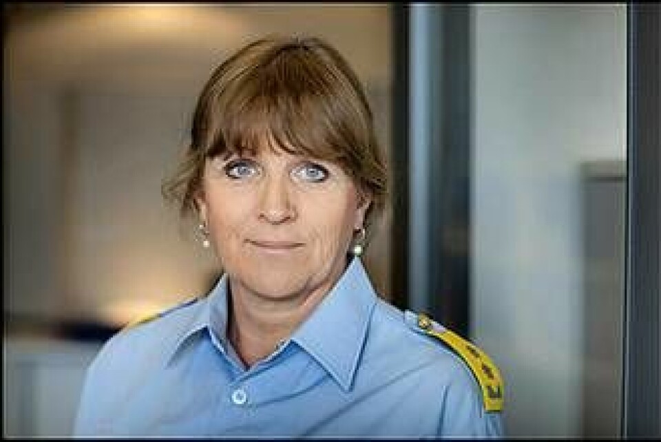 SLIK ER VI VANT TIL Å SE HENNE: Kristin Kvigne, her som politimester i Politiets utlendingsenhet. Snart starter hun i ny jobb.