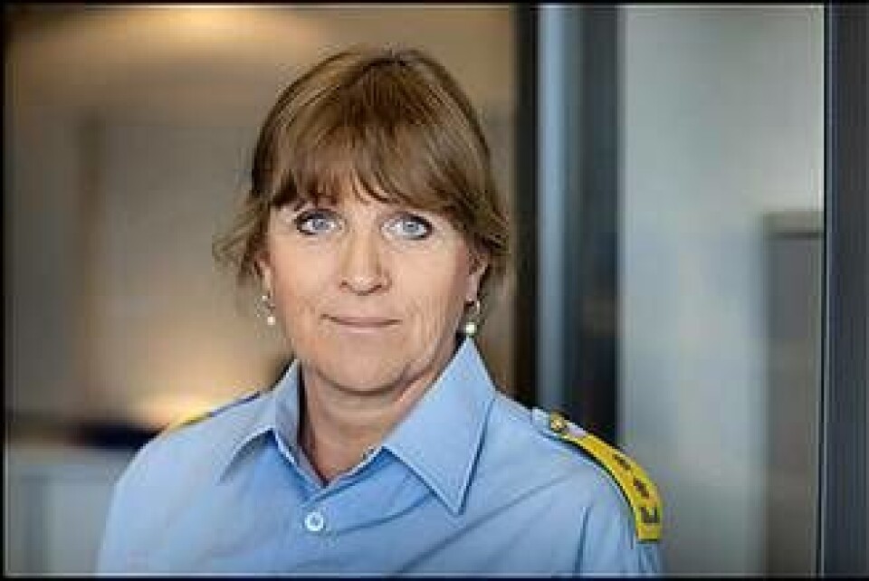 SLIK ER VI VANT TIL Å SE HENNE: Kristin Kvigne, her som politimester i Politiets utlendingsenhet. Snart starter hun i ny jobb. SLIK ER VI VANT TIL Å SE HENNE: Kristin Kvigne, her som politimester i Politiets utlendingsenhet. Snart starter hun i ny jobb.