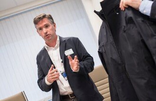 John Faherty, en av sjefene i Arc'teryx, reiste fra USA for å være med på signeringen. John Faherty, en av sjefene i Arc'teryx, reiste fra USA for å være med på signeringen.