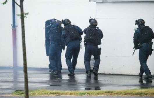 Delta viste fram taktikken for gamle veteraner og polititopper fra inn- og utland. Delta viste fram taktikken for gamle veteraner og polititopper fra inn- og utland.