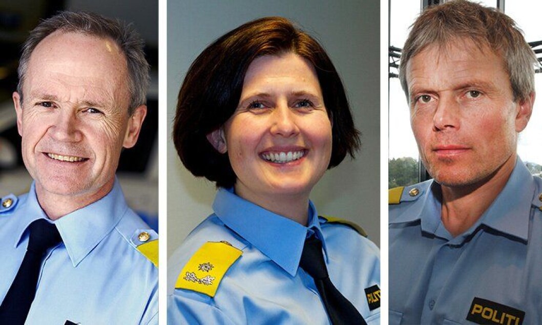 Arne Jørgen Olafsen, Rita Kilvær og Arne Hammersmark er alle tidligere politimestere og har søkt jobb som visepolitimestere nå. Arne Jørgen Olafsen, Rita Kilvær og Arne Hammersmark er alle tidligere politimestere og har søkt jobb som visepolitimestere nå.