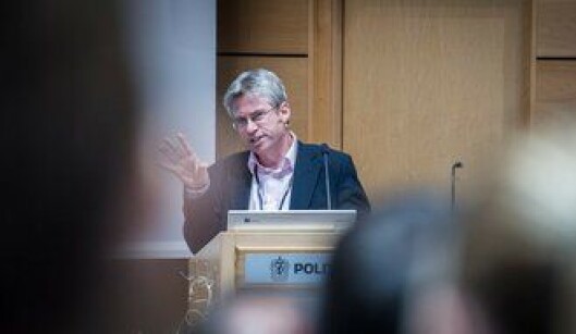 Nick Fyfe, da han snakket til den nordiske politiforskningskonferansen i går. Nick Fyfe, da han snakket til den nordiske politiforskningskonferansen i går.