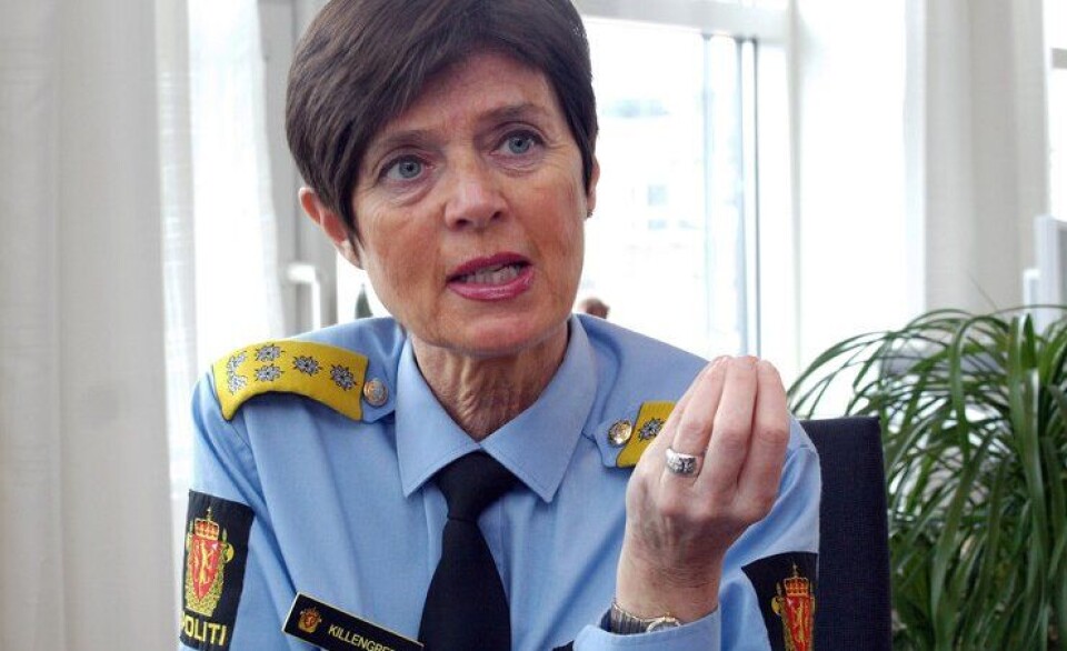 Ingelin Killengreen fra tiden i uniform og som sjef for etaten. Ingelin Killengreen fra tiden i uniform og som sjef for etaten.