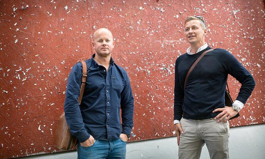 Martin Todnem og Dag Sandham har skrevet masteroppgave om bevæpning, og var selv overrasket over funnene de gjorde. Martin Todnem og Dag Sandham har skrevet masteroppgave om bevæpning, og var selv overrasket over funnene de gjorde.