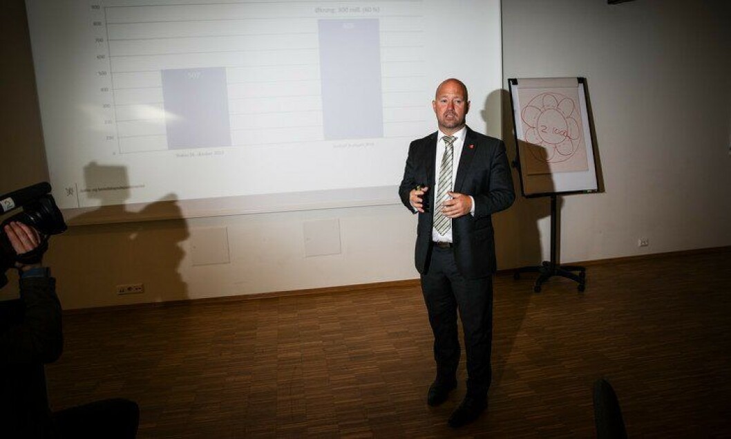 Justis- og beredskapsminister Anders Anundsen mener det er viktig å rette feilene i datasystemet så fort som mulig. Justis- og beredskapsminister Anders Anundsen mener det er viktig å rette feilene i datasystemet så fort som mulig.