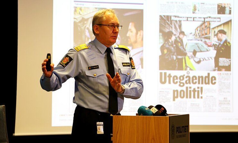 I dag presenterte politidirektør Odd Reidar Humlegård den endelige beslutningen om ny distriktstruktur. 221 tjenestesteder videreføres.