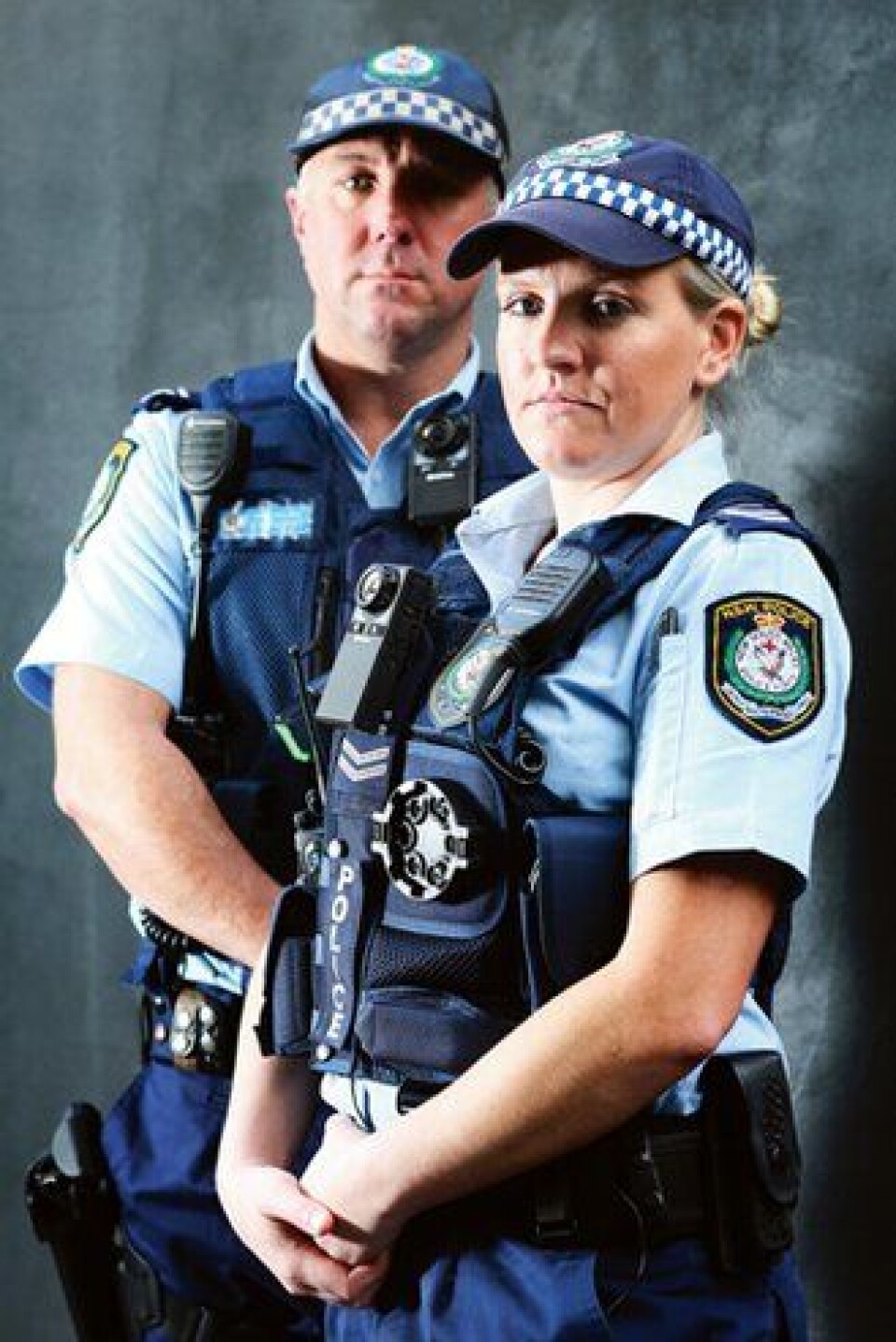 Kroppskameraene har ført til nedgang i voldstilfeller. Foto: NSW Police Force