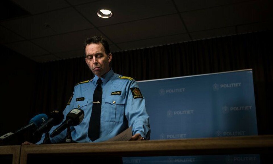 Politimester i Vest politidistrikt og Bergen, Kaare Songstad, ser mørkt på økonomisituasjonen i distriktet. Her fra en tidligere pressekonferanse da han jobbet i Politidirektoratet – samme sted han nå har sendt brev til.