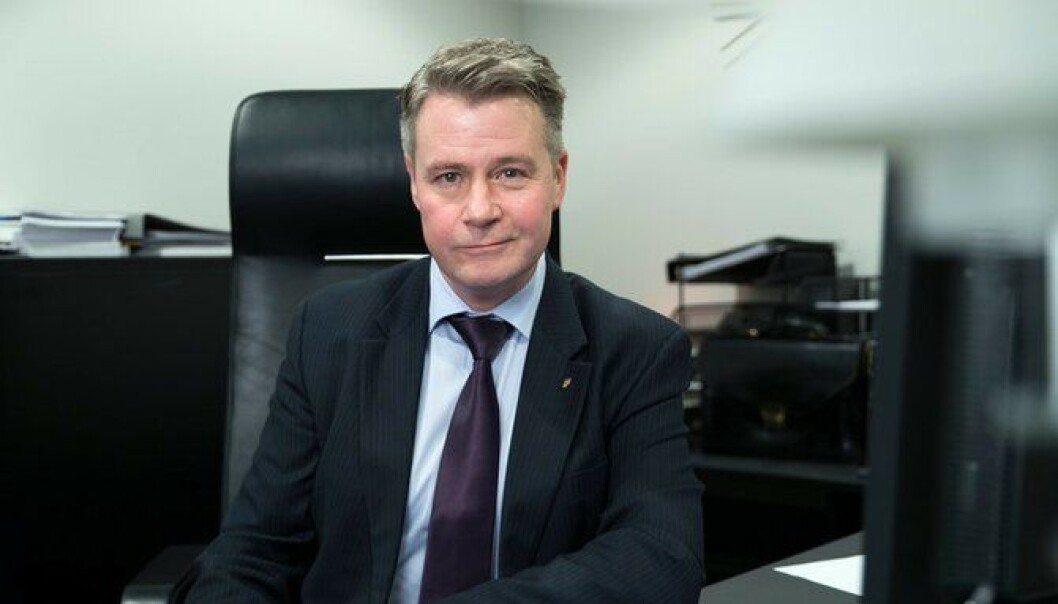 Justis- og beredskapsminister Per-Willy Amundsen. Justis- og beredskapsminister Per-Willy Amundsen.