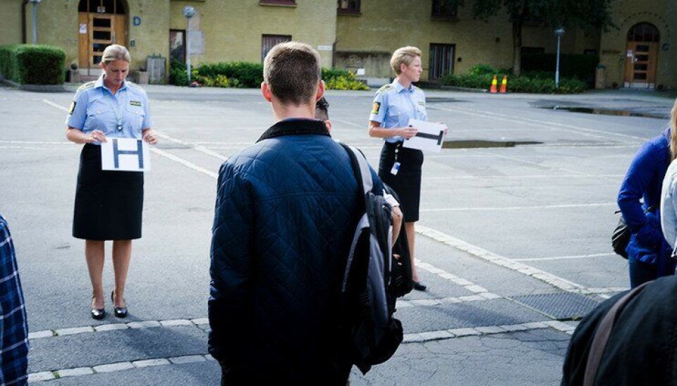 Færre ønsker å oppleve dette, første skoledag ved PHS, i år sammenlignet med i fjor og året før. Færre ønsker å oppleve dette, første skoledag ved PHS, i år sammenlignet med i fjor og året før.