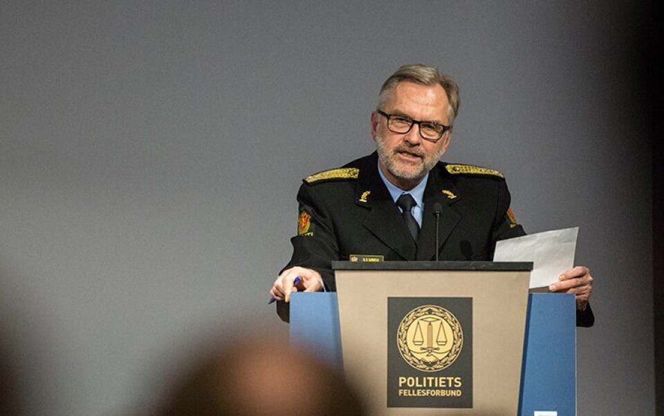 FORNØYD: Politimester Hans Sverre Sjøvold sier de har gode resultater på de aller fleste områder, men at de skal ta for seg punktene hvor innbyggerne er mindre fornøyd når det gjelder kontakt med innbyggerne i lokale områder.